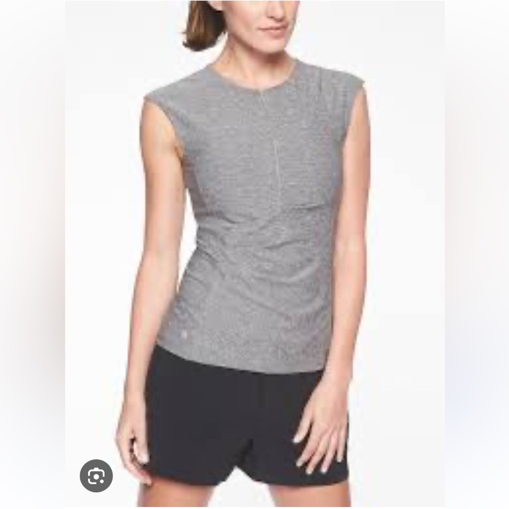 Athleta Pacífica Wrap Front Heather Tank